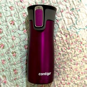 16 oz Purple Contigo travel mug with autoseal